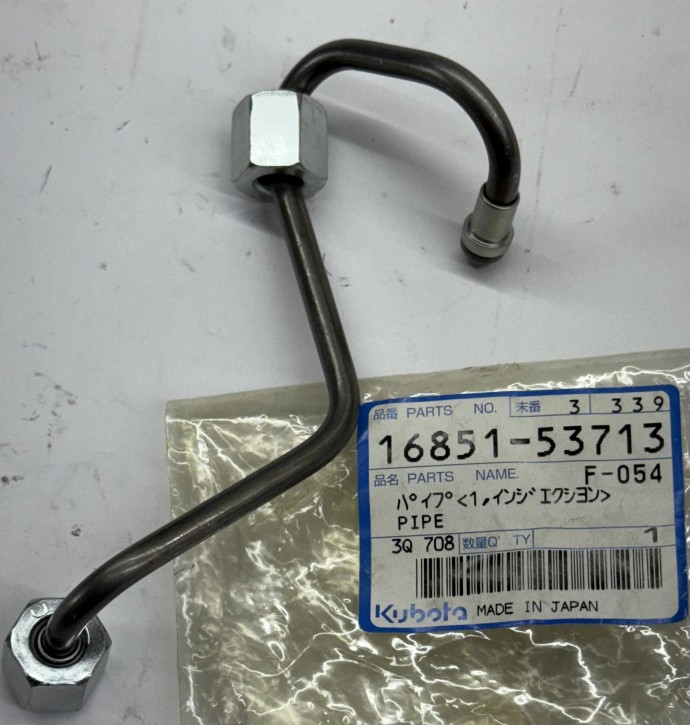 Einspritzleitung D722 / D782 Orignial Kubota 1. Zylinder