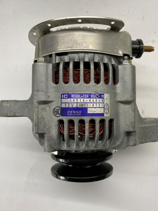 Lichtmaschine Original Kubota 12V | 16678-64012 | 100211-4730 | B+ seitlich