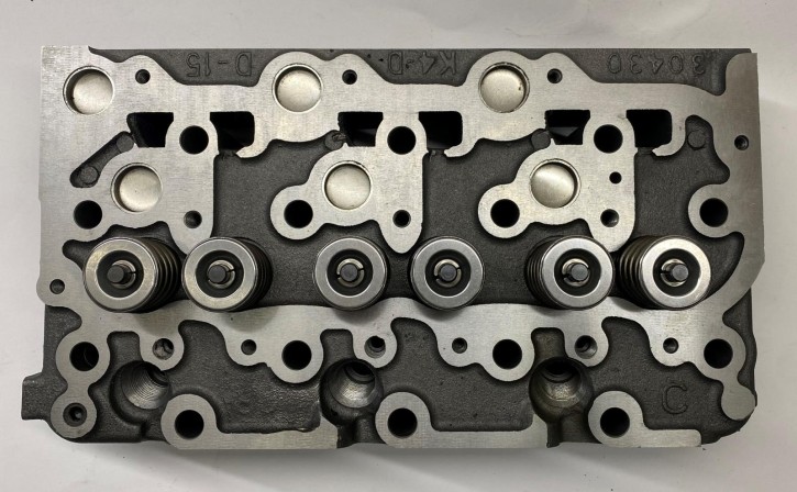 Zylinderkopf für D1803 inkl. Ventile und Federn | Mit extra Wasser Bohrungen!